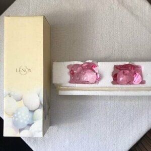 NIB LENOX Easter Bunny Candle Holders